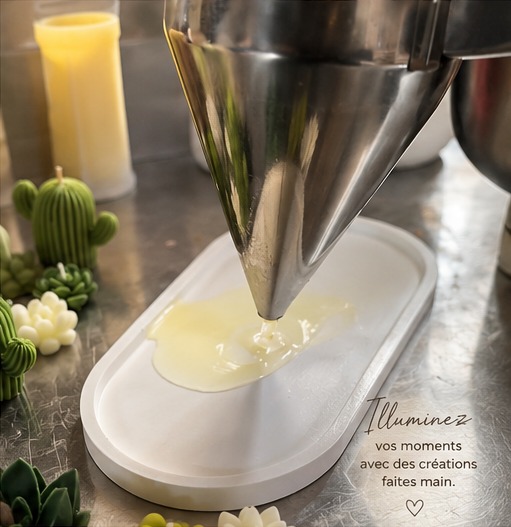 La finition — atelier Luma Candle Maroc