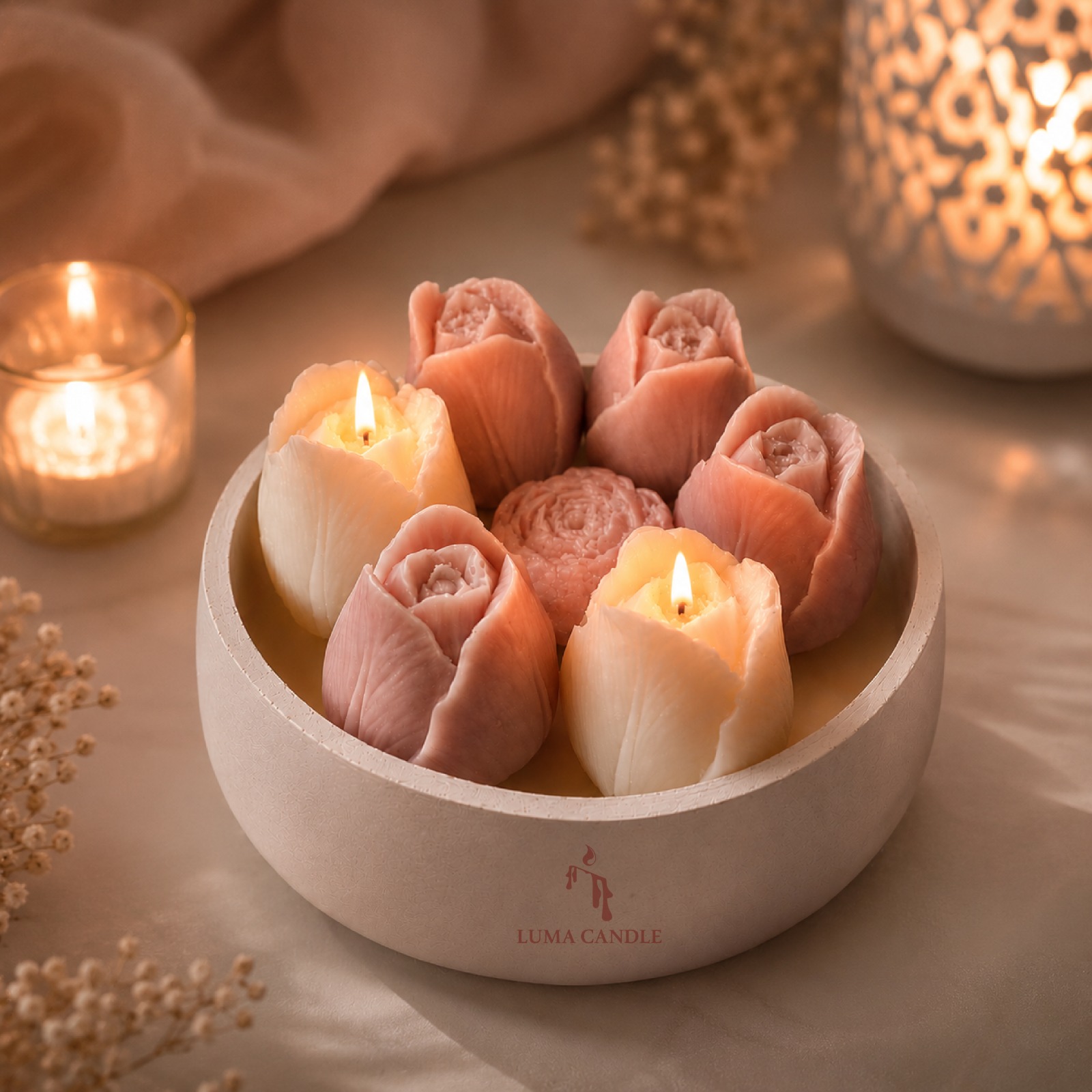 Bougies florales